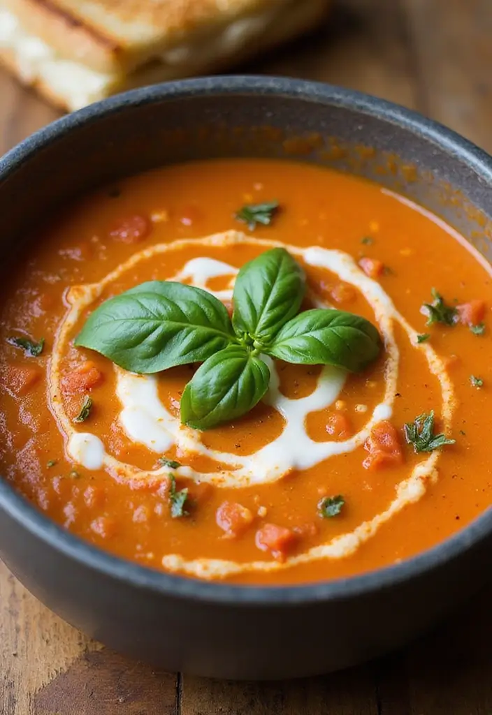 27 Simple Make Ahead Freezer Meal Recipes for Busy Weeks 5 27 Simple Make Ahead Freezer Meal Recipes for Busy Weeks - 5. Creamy Tomato Basil Soup