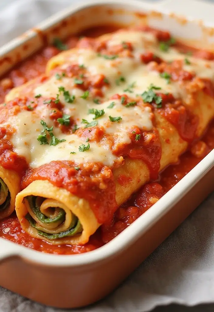 27 Simple Make Ahead Freezer Meal Recipes for Busy Weeks 6 27 Simple Make Ahead Freezer Meal Recipes for Busy Weeks - 6. Vegetable Lasagna Roll-Ups