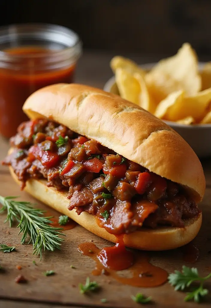 28 Beef Crockpot Freezer Meal Recipes That Feed a Crowd 5 28 Beef Crockpot Freezer Meal Recipes That Feed a Crowd - 5. Italian Beef Sandwiches