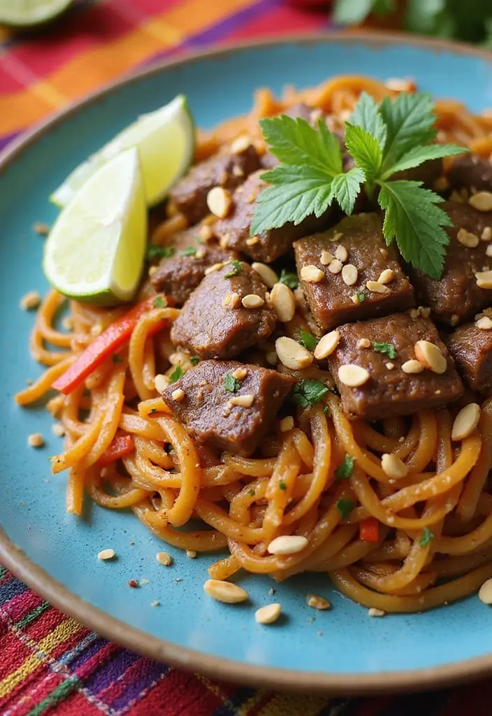 28 Beef Make Ahead Freezer Meal Recipes for Dinner 14 28 Beef Make Ahead Freezer Meal Recipes for Dinner - 14. Beef Pad Thai