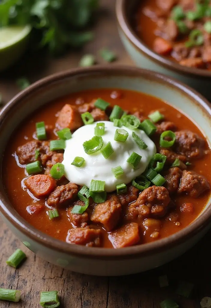 28 Beef Make Ahead Freezer Meal Recipes for Dinner 5 28 Beef Make Ahead Freezer Meal Recipes for Dinner - 5. Beef Chili