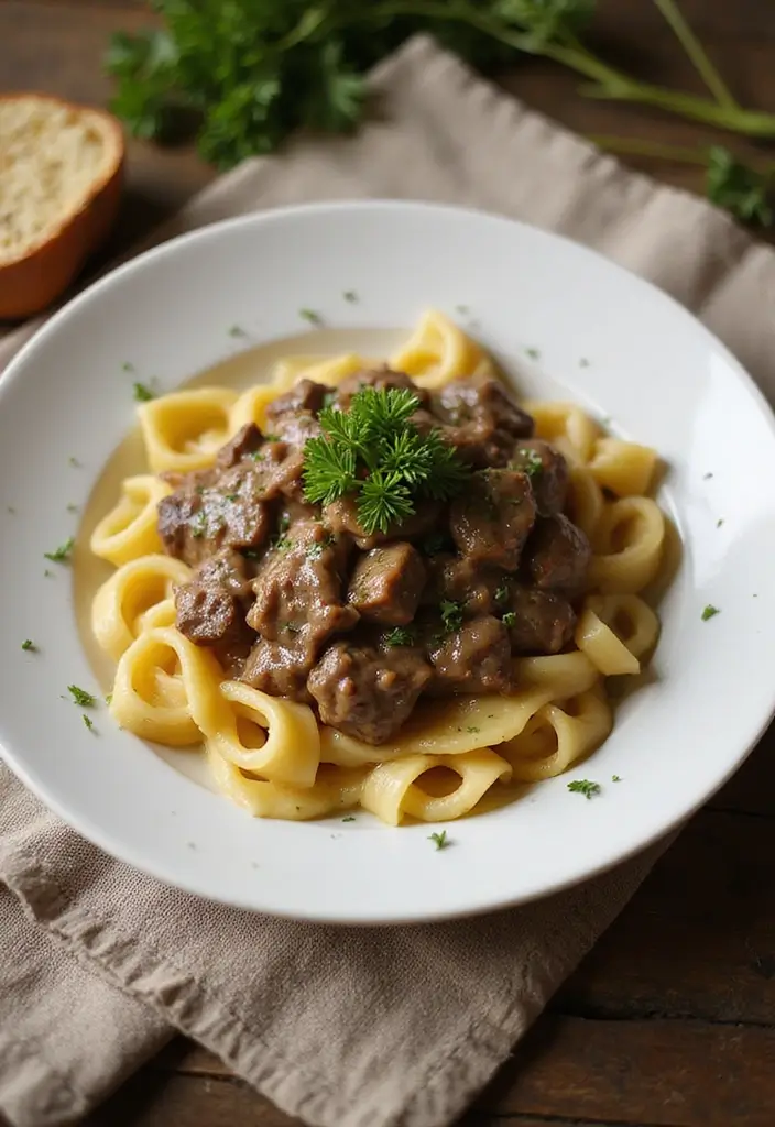 28 Beef Make Ahead Freezer Meal Recipes for Dinner 6 28 Beef Make Ahead Freezer Meal Recipes for Dinner - 6. Beef Stroganoff