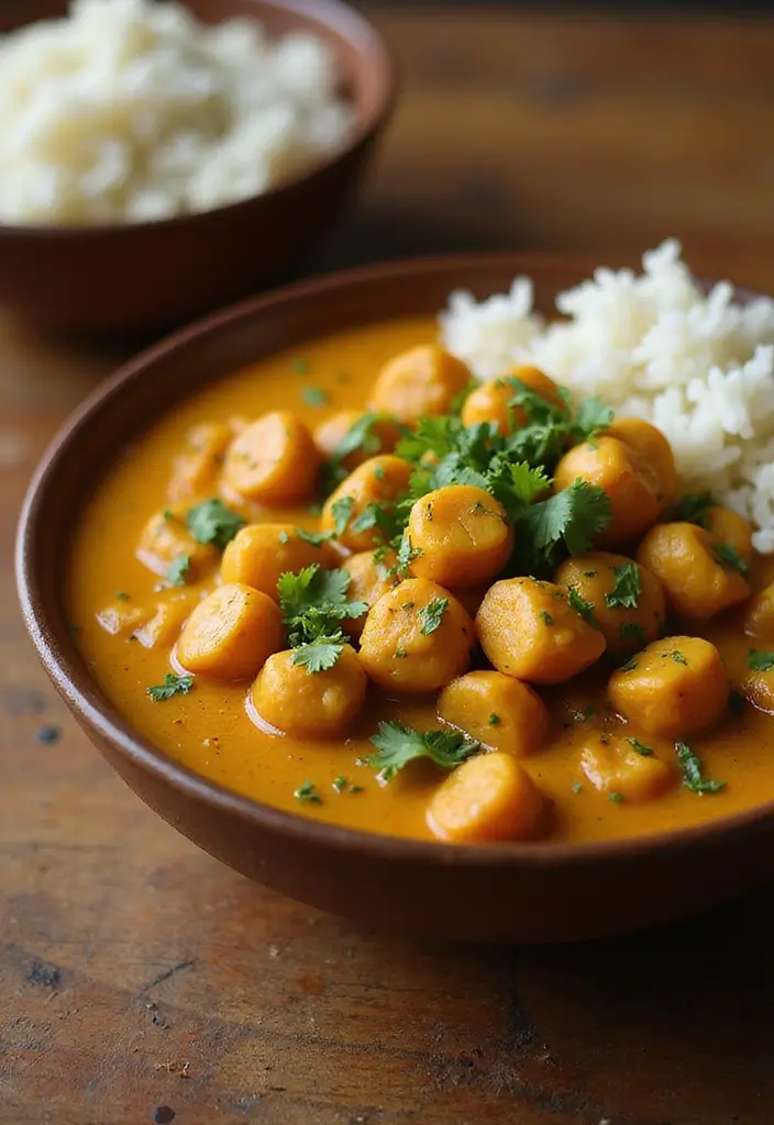 28 Cheap Freezer Meals for New Moms That Bring Comfort - 16. Coconut Curry Chickpeas