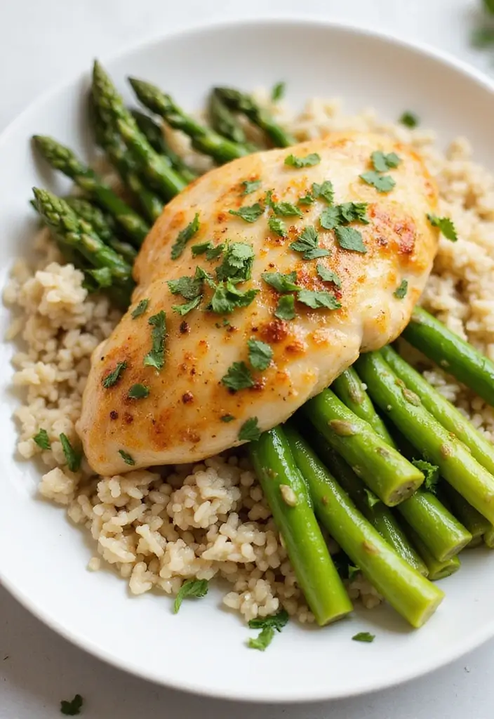 28 Chicken Freezer Dump Meal Recipes for Busy Nights 21 28 Chicken Freezer Dump Meal Recipes for Busy Nights - 21. Lemon Herb Chicken with Asparagus