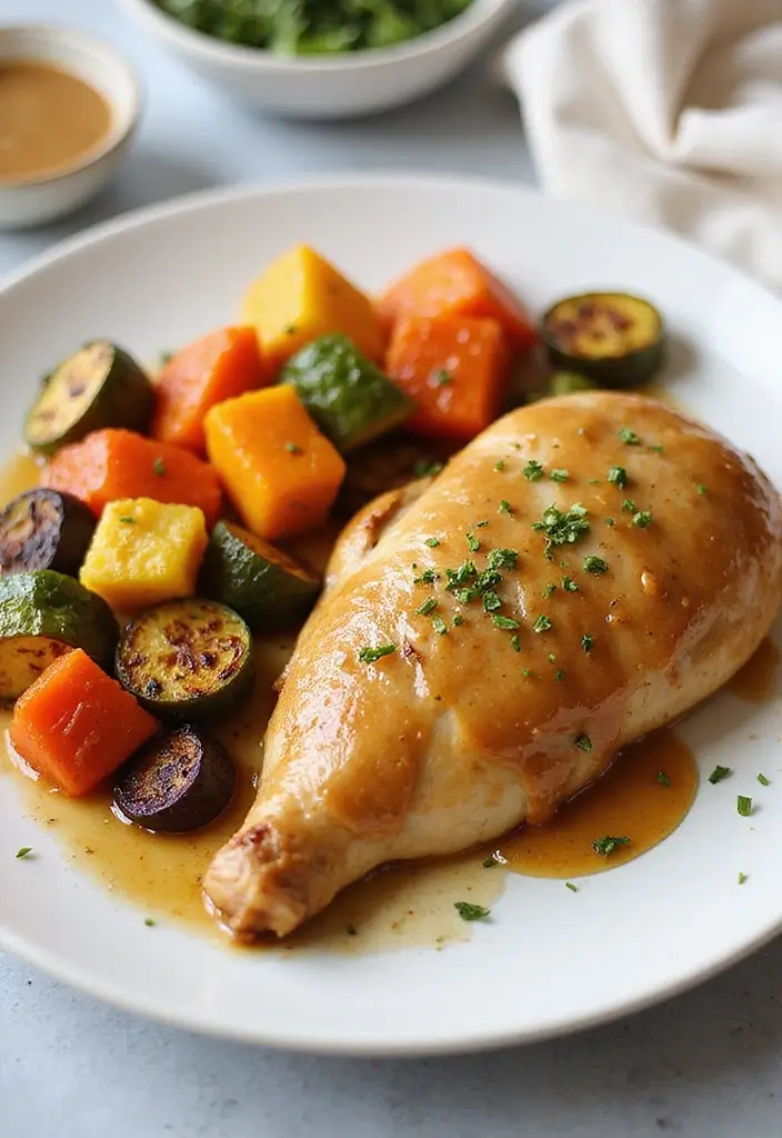 28 Chicken Freezer Dump Meal Recipes for Busy Nights 3 28 Chicken Freezer Dump Meal Recipes for Busy Nights - 3. Honey Mustard Chicken