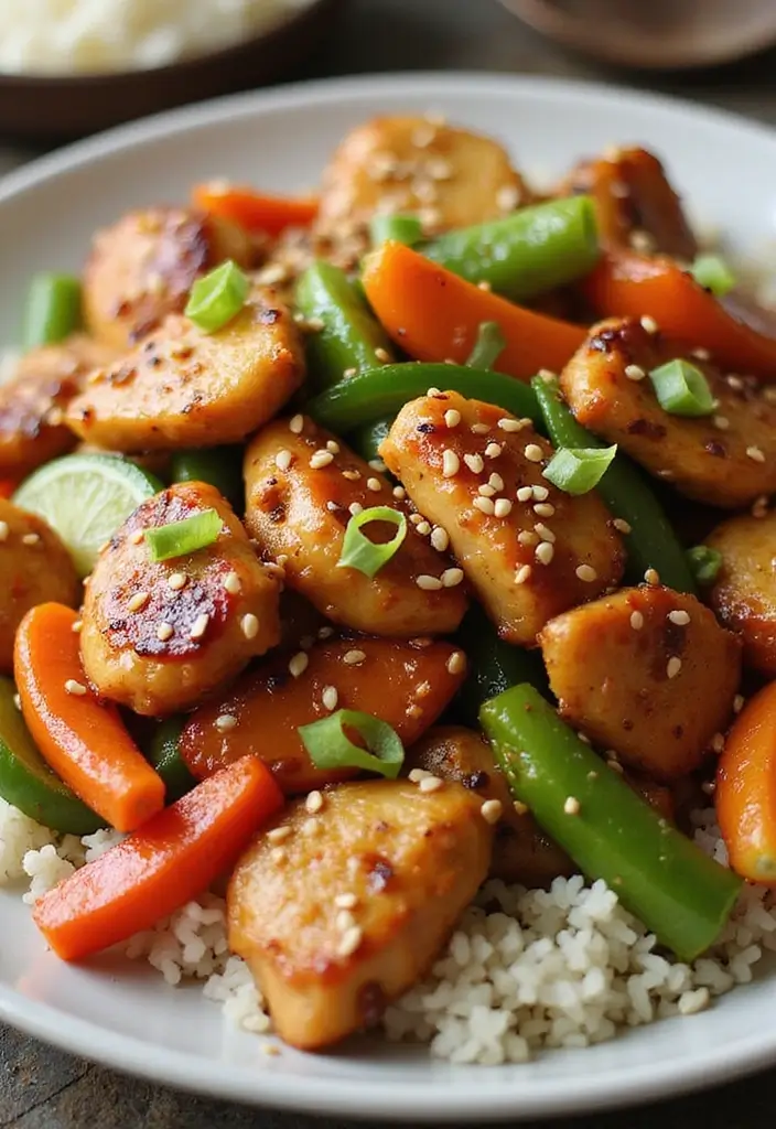 28 Chicken Freezer Dump Meal Recipes for Busy Nights 4 28 Chicken Freezer Dump Meal Recipes for Busy Nights - 4. Teriyaki Chicken Stir-Fry