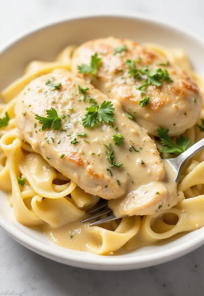 28 Chicken Freezer Dump Meal Recipes for Busy Nights 5 28 Chicken Freezer Dump Meal Recipes for Busy Nights - 5. Creamy Garlic Parmesan Chicken