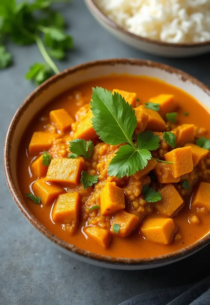 28 Dairy Free Freezer Meal Recipes That Taste Amazing 13 28 Dairy Free Freezer Meal Recipes That Taste Amazing - 13. Thai Peanut Sweet Potato Curry