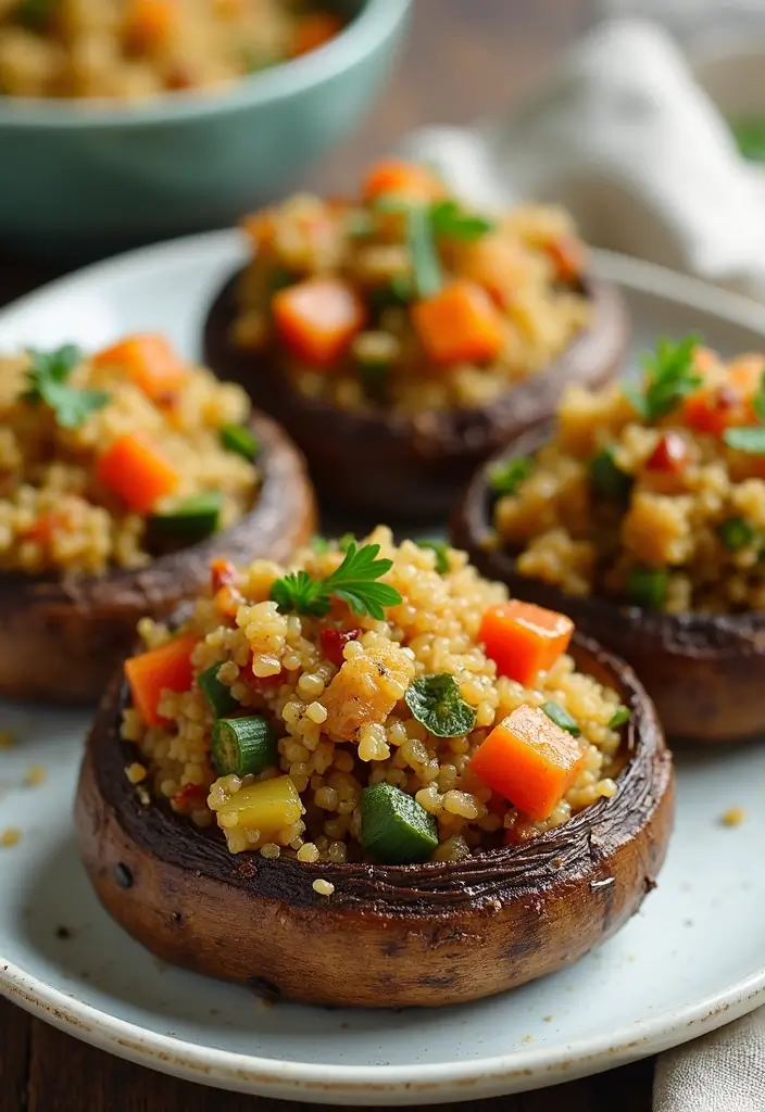 28 Dairy Free Freezer Meal Recipes That Taste Amazing 27 28 Dairy Free Freezer Meal Recipes That Taste Amazing - 27. Stuffed Portobello Mushrooms