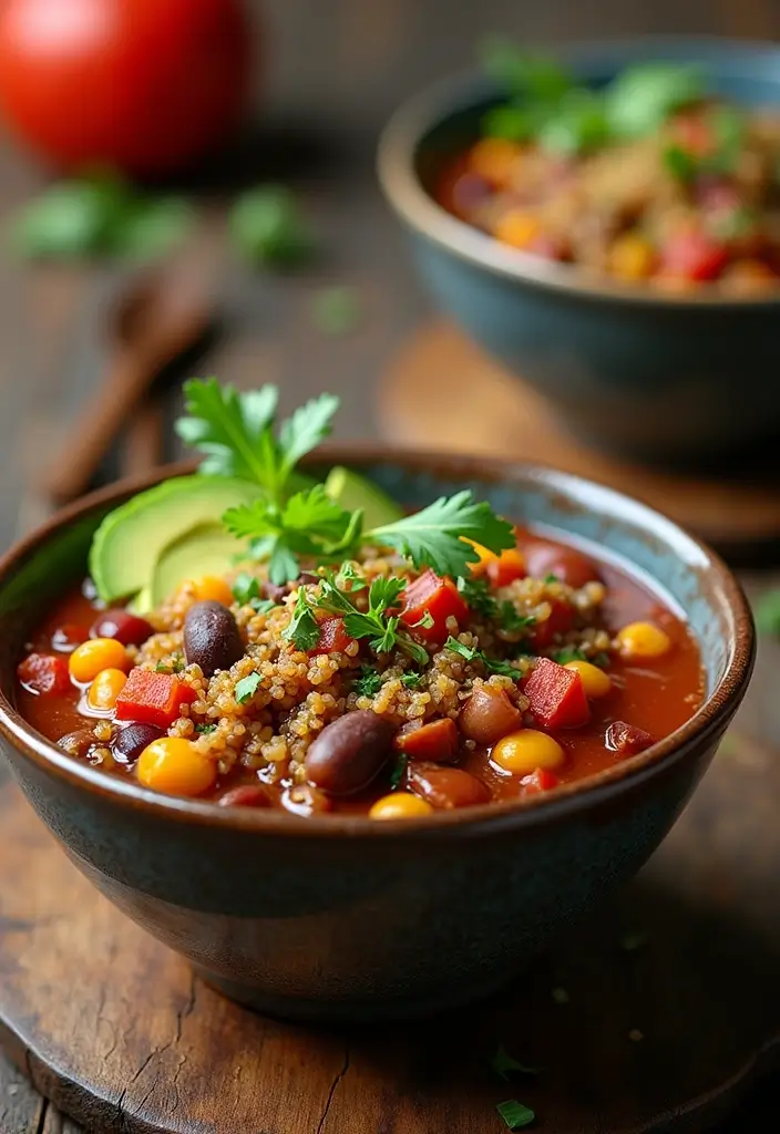 28 Dairy Free Freezer Meal Recipes That Taste Amazing 3 28 Dairy Free Freezer Meal Recipes That Taste Amazing - 3. Vegan Chili with Quinoa