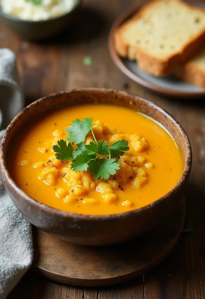 28 Dairy Free Freezer Meal Recipes That Taste Amazing 6 28 Dairy Free Freezer Meal Recipes That Taste Amazing - 6. Coconut Curry Lentil Soup