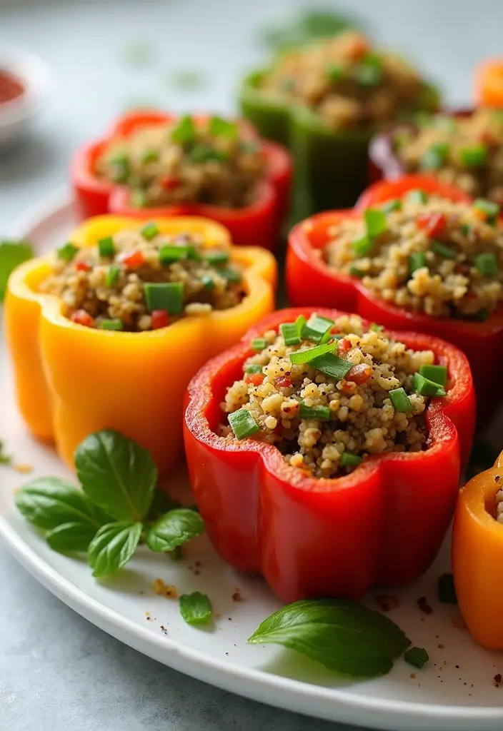 28 Dairy Free Freezer Meal Recipes That Taste Amazing 9 28 Dairy Free Freezer Meal Recipes That Taste Amazing - 9. Quinoa Stuffed Bell Peppers