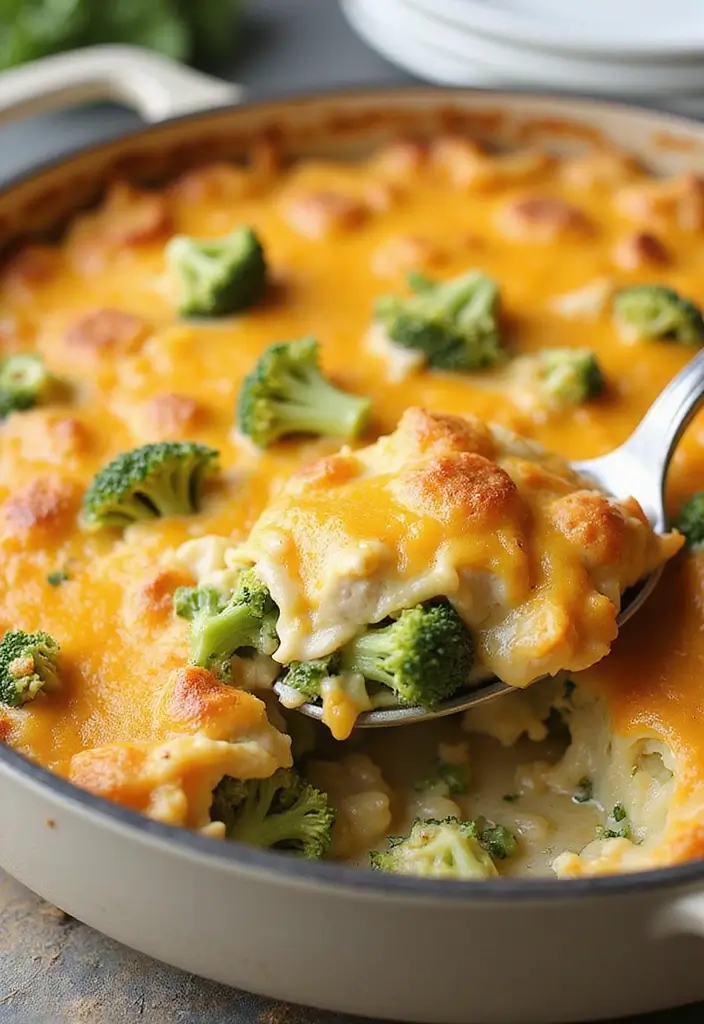 28 Family Friendly Freezer Meal Recipes That Everyone Will Enjoy - 1. Cheesy Broccoli and Chicken Casserole