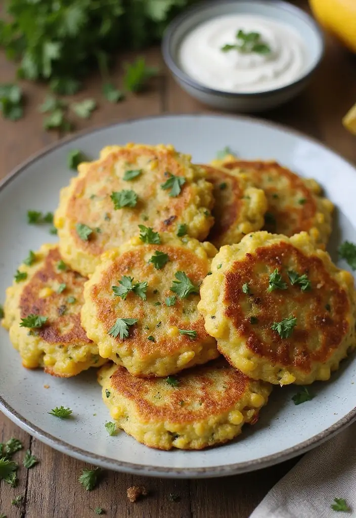 28 Family Friendly Freezer Meal Recipes That Everyone Will Enjoy - 11. Corn and Zucchini Fritters