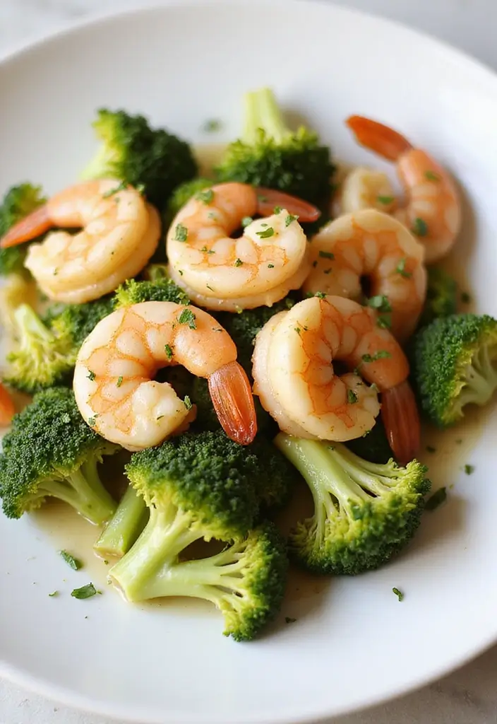 28 Family Friendly Freezer Meal Recipes That Everyone Will Enjoy - 21. Garlic Butter Shrimp and Broccoli