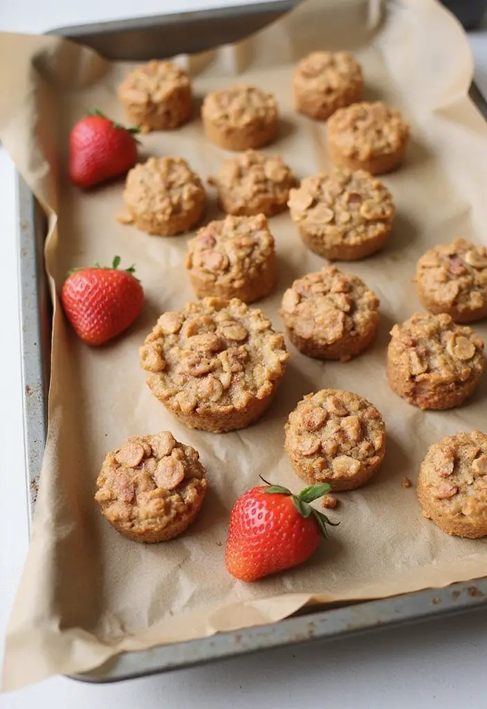 28 Family Friendly Freezer Meal Recipes That Everyone Will Enjoy - 25. Strawberry Banana Oatmeal Cups