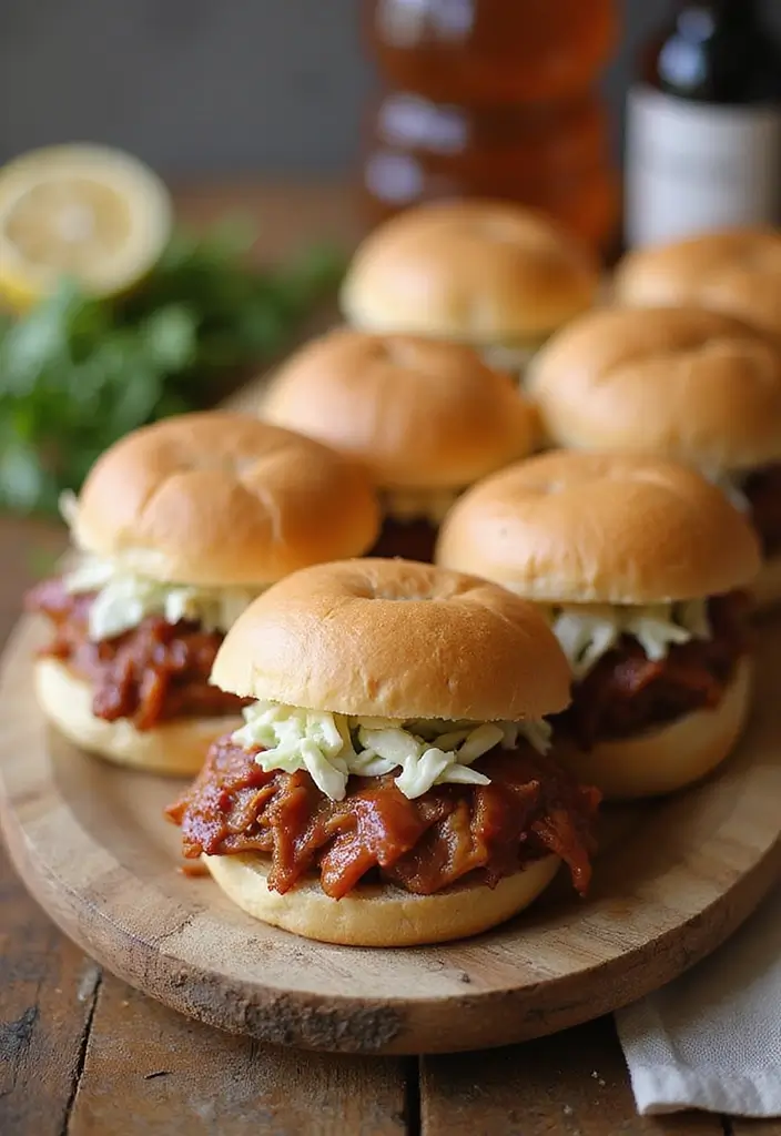 28 Family Friendly Freezer Meal Recipes That Everyone Will Enjoy - 26. BBQ Pulled Pork Sliders