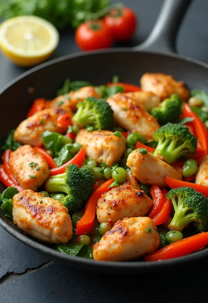 28 Family Friendly Freezer Meal Recipes That Everyone Will Enjoy - 9. One-Pot Chicken and Vegetable Stir-Fry