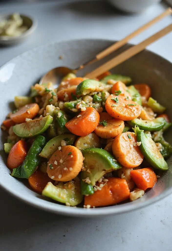 28 Healthy Crockpot Freezer Meals for Two That Save Time - 10. Vegetable Stir-Fry