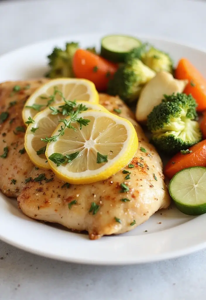 28 Healthy Crockpot Freezer Meals for Two That Save Time - 13. Lemon Herb Chicken