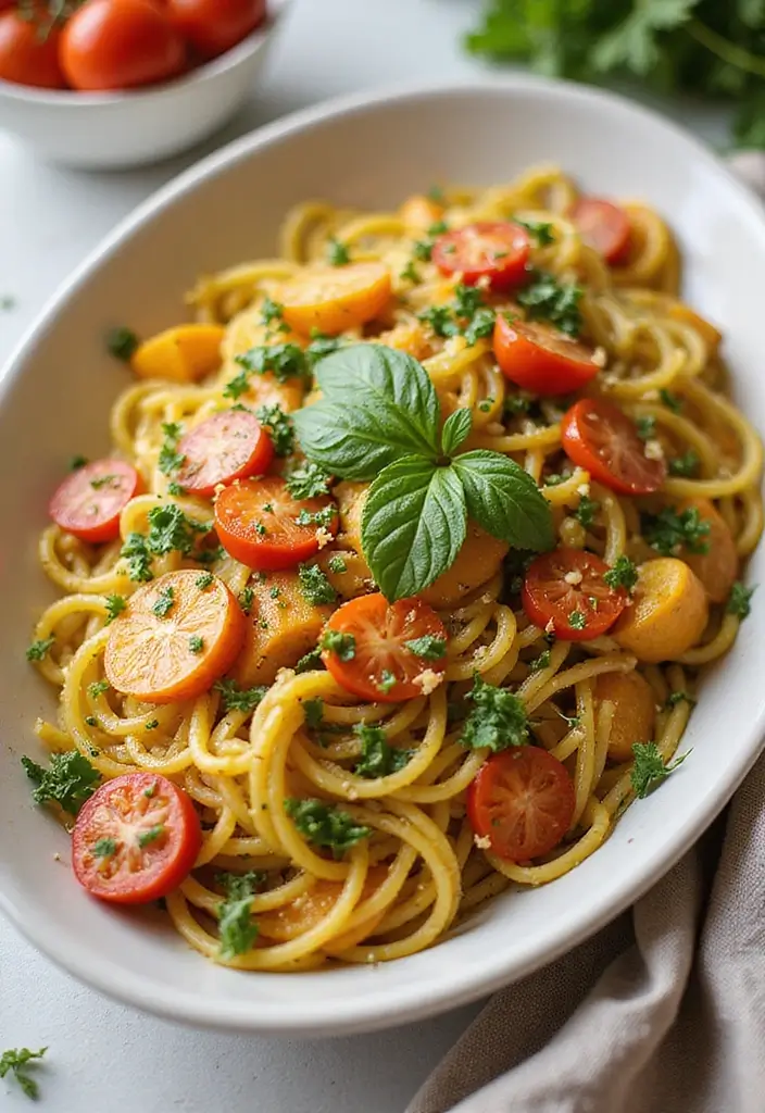 28 Healthy Crockpot Freezer Meals for Two That Save Time - 16. Spaghetti Squash Primavera