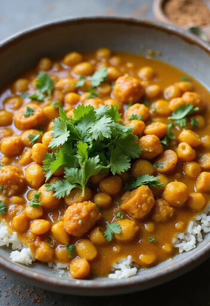 28 Healthy Crockpot Freezer Meals for Two That Save Time - 2. Coconut Curry Lentils