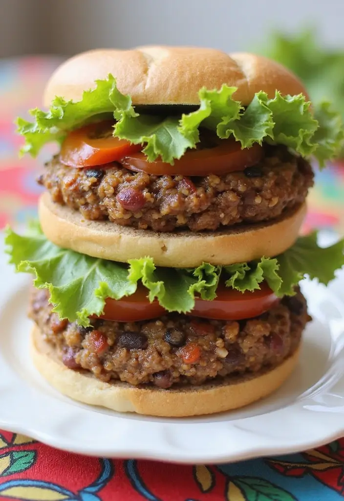 28 Healthy Crockpot Freezer Meals for Two That Save Time - 26. Quinoa and Black Bean Burgers