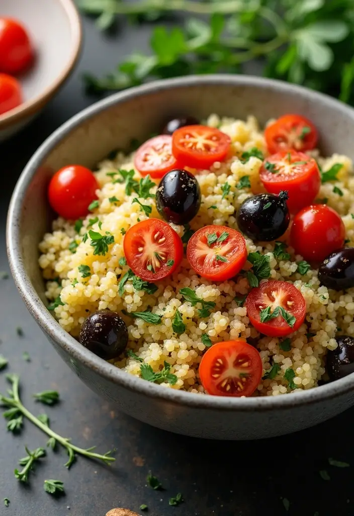 28 Healthy Crockpot Freezer Meals for Two That Save Time - 4. Mediterranean Quinoa Bowl