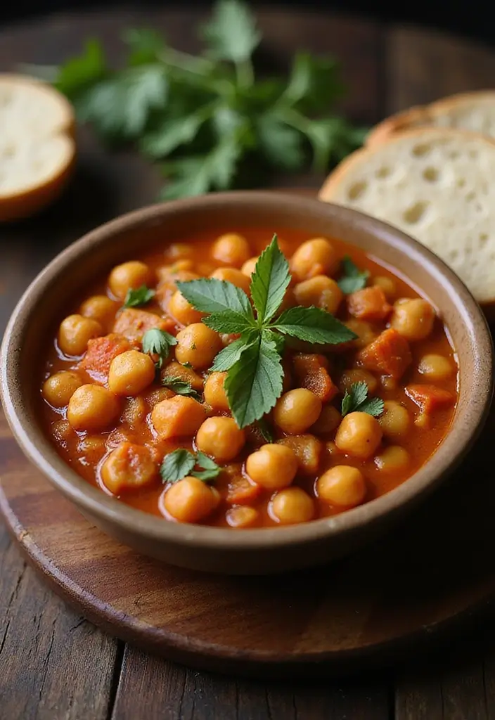 28 Healthy Crockpot Freezer Meals for Two That Save Time - 6. Spicy Chickpea Stew