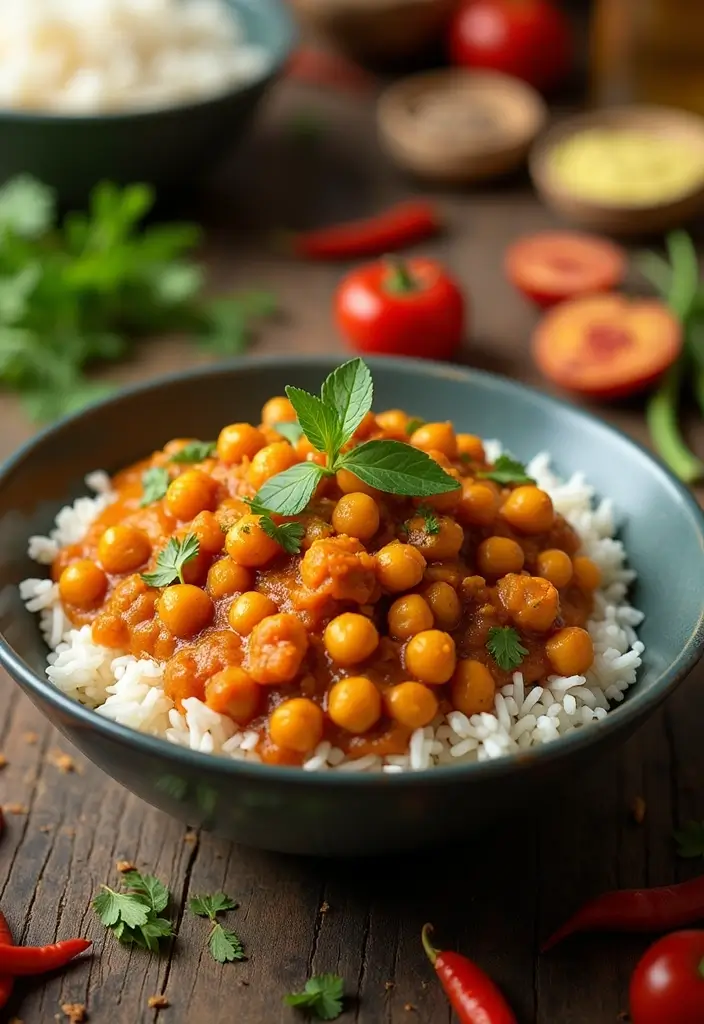 28 Heat and Eat Freezer Meal Ideas for Busy Families - 10. Chickpea Curry