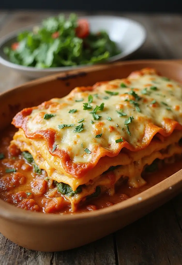 28 Heat and Eat Freezer Meal Ideas for Busy Families - 15. Vegetable Lasagna