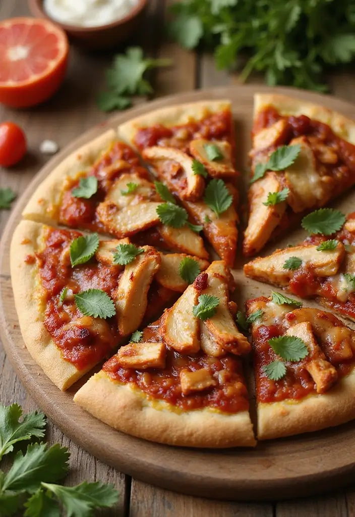 28 Heat and Eat Freezer Meal Ideas for Busy Families - 24. BBQ Chicken Pizza