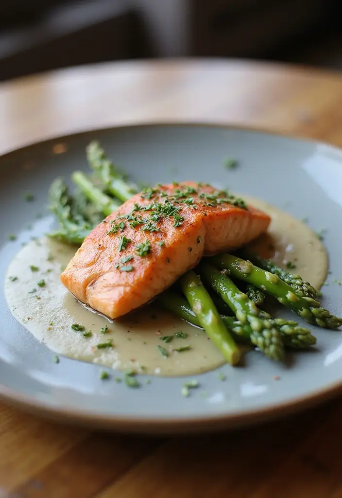 28 Heat and Eat Freezer Meal Ideas for Busy Families - 9. Baked Salmon with Asparagus