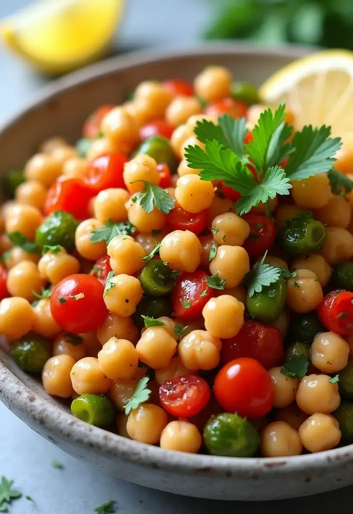 28 Ninja Foodi Freezer Dump Meal Recipes You’ll Love 10 28 Ninja Foodi Freezer Dump Meal Recipes You’ll Love - 10. Mediterranean Chickpea Salad