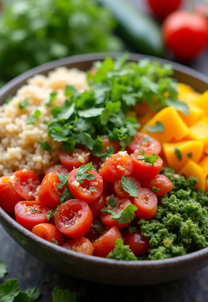 28 Ninja Foodi Freezer Dump Meal Recipes You’ll Love 13 28 Ninja Foodi Freezer Dump Meal Recipes You’ll Love - 13. Quinoa Vegetable Bowl