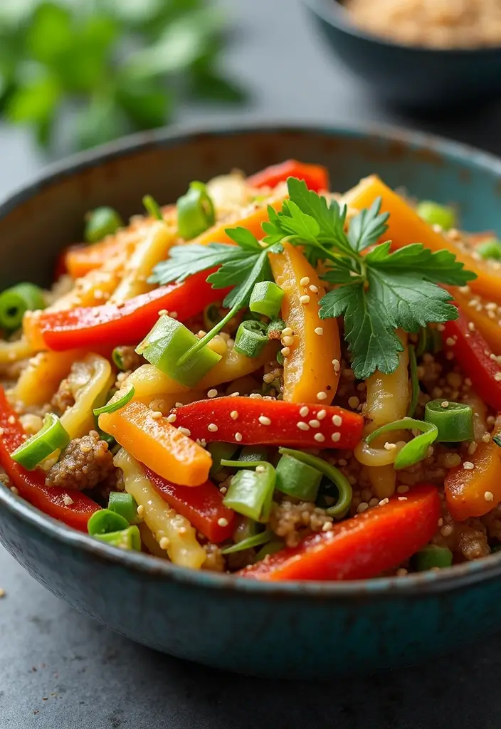 28 Ninja Foodi Freezer Dump Meal Recipes You’ll Love 5 28 Ninja Foodi Freezer Dump Meal Recipes You’ll Love - 5. Vegetable Stir-Fry