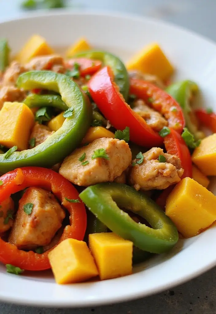 28 Six Sisters Freezer Meal Recipes to Try This Month - 12. Mango Chicken Stir-Fry