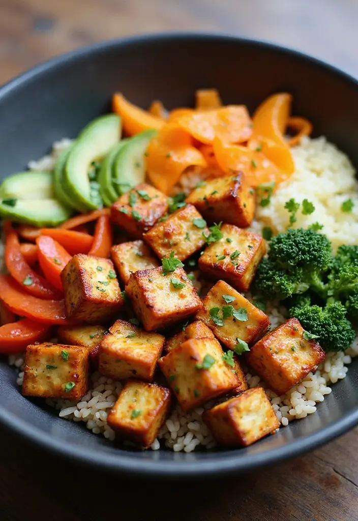 28 Six Sisters Freezer Meal Recipes to Try This Month - 17. Teriyaki Tofu Bowls