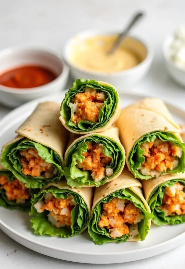 28 Six Sisters Freezer Meal Recipes to Try This Month - 19. Buffalo Chicken Wraps