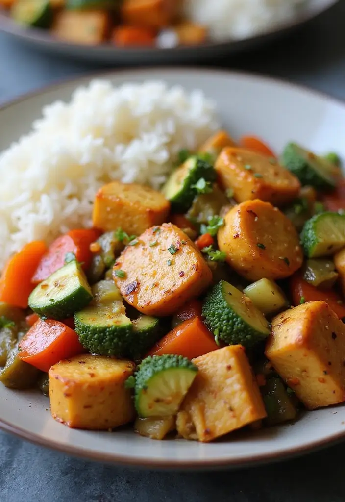 28 Six Sisters Freezer Meal Recipes to Try This Month - 9. Vegetable Stir-Fry with Tofu