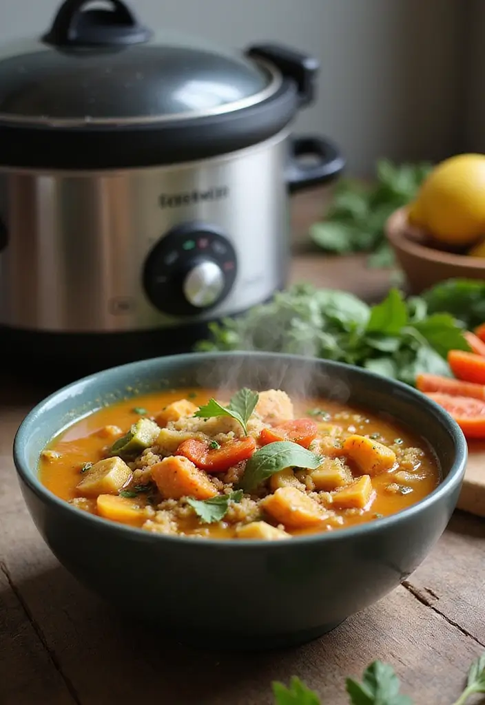 30 Crockpot Freezer Meal Recipes That Save Time and Money 1 30 Crockpot Freezer Meal Recipes That Save Time and Money - 1. Hearty Vegetable and Quinoa Soup