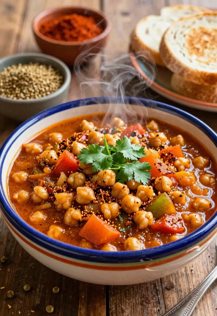 10 Aesthetic Dinner Recipes for Beautiful Everyday Meals - 5. Moroccan Spiced Chickpea Stew 1