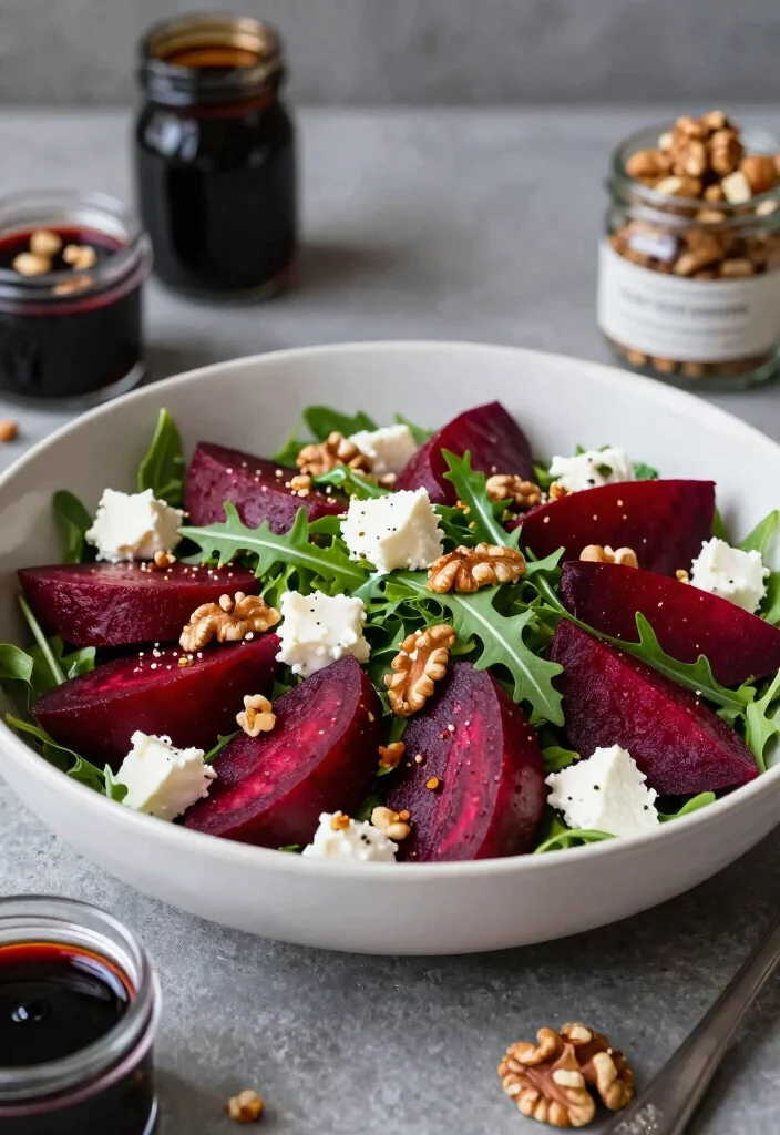 10 Aesthetic Dinner Recipes for Beautiful Everyday Meals - 8. Beet and Goat Cheese Salad 1