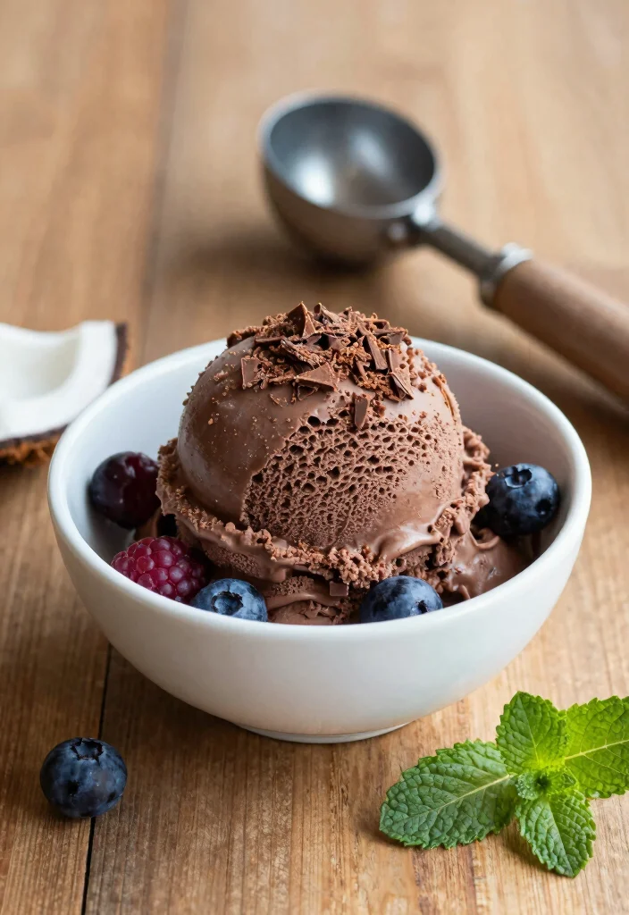10 Coconut Oil Dessert Recipes for Rich Dairy Free Sweet Treats - 4. Coconut Oil Chocolate Ice Cream 1