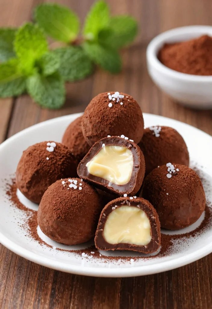 10 Coconut Oil Dessert Recipes for Rich Dairy Free Sweet Treats - 6. Coconut Oil Chocolate Truffles 1