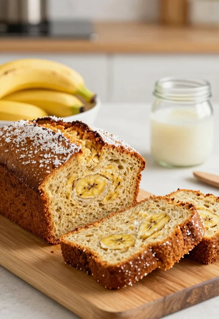 10 Coconut Oil Dessert Recipes for Rich Dairy Free Sweet Treats - 7. Coconut Oil Banana Bread 1
