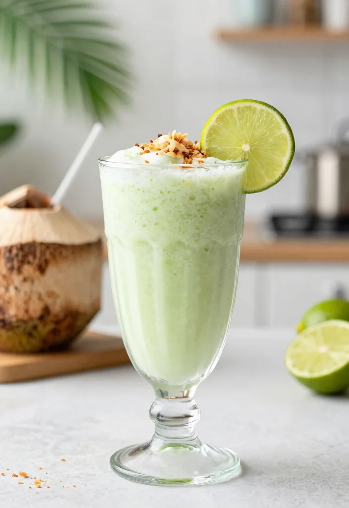 10 Dessert Smoothie Recipes for Creamy Drinkable Treats 89 10 Dessert Smoothie Recipes for Creamy Drinkable Treats 9. Coconut Lime Cream Smoothie 0