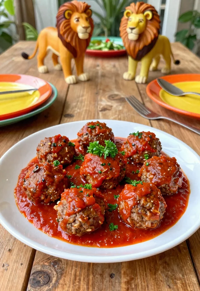 10 Disney Dinner Recipes Inspired by Fan Favorite Dishes - 6. Simba's Savory Meatballs 1