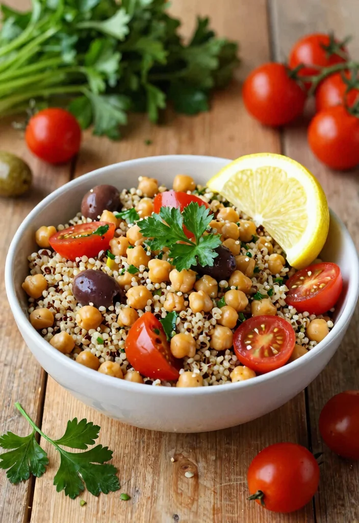 10 Easy Healthy Meal Prep Lunch Recipes for Busy Weeks 56 10 Easy Healthy Meal Prep Lunch Recipes for Busy Weeks - 6. Mediterranean Chickpea Quinoa Bowl 1