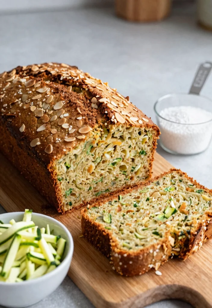 10 Keto Almond Flour Bread Machine Recipes for Easy Baking - 3. Almond Flour Zucchini Bread 1